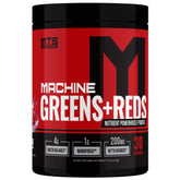 MTS Nutrition Machine Greens + Reds grape tub for daily greens and antioxidants