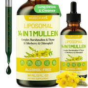 Muechaya Mullein Drops bottle for lung support and daily wellness.