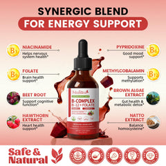 Mulittea Methylated B Complex under tongue administration for fast absorption
