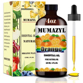 MUMAZYL Sweet Orange oil bottle showcasing a citrus aroma for diffusers