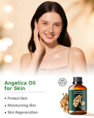 Mumianhua Angelica Root Oil scalp massage nourishes the scalp and improves manageability