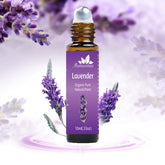 Mumianhua Lavender Roll-On cap close-up for on-the-go calm.