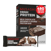 MUSASHI high protein bar 90g pack hero for workout fueling