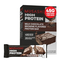 MUSASHI high protein bar 90g pack hero for workout fueling