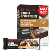 MUSASHI High Protein Bar front-pack for post-workout recovery on the go