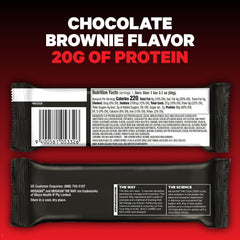 Musashi Protein Crisp Bar with milk chocolate drizzle emphasizes premium taste