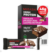 Musashi Rocky Road protein bar ready-to-eat after workout for quick recovery