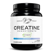 Muscle Feast Creapure creatine powder tub showing pure formula for workouts