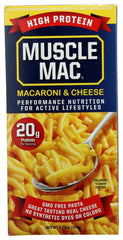 Muscle Mac two-pack pack-shot showcasing a protein-rich meal option
