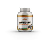 Muscleology Nitro-Up Whey front packaging showing premium protein for workouts