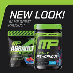 MusclePharm Assault pre-workout scoop for precise dosing