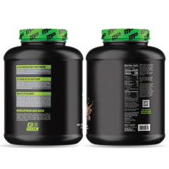 MusclePharm Combat 100% Whey Cappuccino shaker with powder ready for quick mix