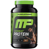 MusclePharm Combat Protein Powder front view bottle for workouts and performance.