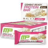 MusclePharm Combat Ready box with branding, a great on-the-go protein option.