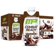 MusclePharm Combat Ready shake bottle front view for workouts.