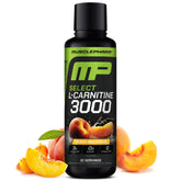 MusclePharm L-Carnitine 3000 bottle displayed for daily workouts