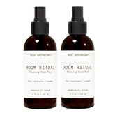Muse Apothecary Room Ritual bottle front with calming aloe-eucalyptus-lavender scent
