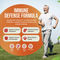 Muse Celtic Minerals D3+K2 ingredients close-up with calcium citrate and zinc for bone health.