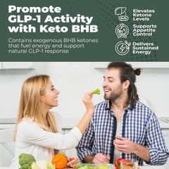 Two gummies on a plate illustrating convenient pre-meal support