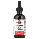 Mushroom Wisdom Maitake D Fraction Pro 4X bottle for convenient daily use.