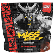Mutant Mass Extreme Gainer triple chocolate tub highlighting high-calorie mass building