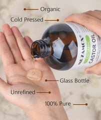 MUZAMOX 8oz amber glass bottle preserves purity.