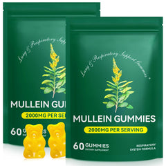 MXCZBSM Mullein Gummies bottle front for daily lung support
