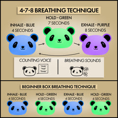 My Zen Den Presence Panda sleep sounds softly support restful nights.