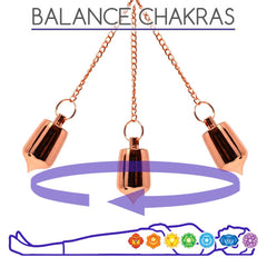 MYDEAL PRODUCTS chakra-balancing pendulum over chakras during meditation