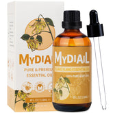 MYDIAIL Ylang Ylang essential oil bottle for long lasting aroma in diffusers and blends.