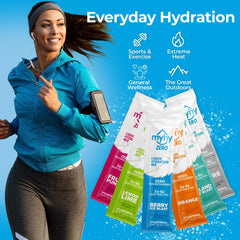 MyHy Zero Hydration Packets Berry glass with ready-to-drink hydration after a workout