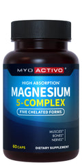 MyoActivo 5in1 magnesium complex bottle cap emphasizes freshness and dosage readiness