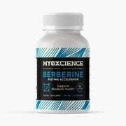 MYOXCIENCE Berberine Fasting Accelerator bottle front view for easy daily dosing and fasting support.