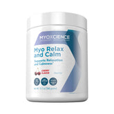 MYOXCIENCE Myo Relax bottle front promoting calm evenings