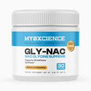 MYOXCIENCE front packaging showing product jar and flavor benefits
