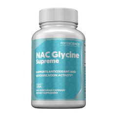 MYOXCIENCE NAC Supreme capsules front label highlights brand and serving details