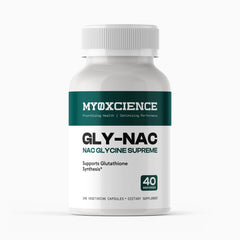 MYOXCIENCE NAC Supreme capsules front label highlights brand and serving details