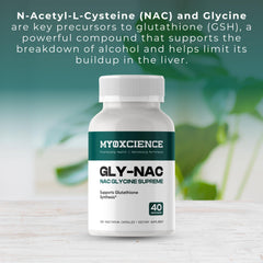 MYOXCIENCE NAC Supreme capsules taurine per serving supports energy and hydration
