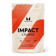 Myprotein Creatine Monohydrate powder jar front shows pure unflavored formula for clean performance.