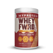 Myprotein Whey Forward Cinnamon Cereal powder tub for high-protein shakes