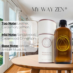 Mystic Romance My Way Zen diffuser-dispensing scene for a calming, long-lasting aroma.
