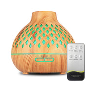 Mzooli essential oil diffuser with remote control for easy setup and timing control