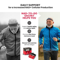 NAD PLUS NAD-TO-GO ingredients label close-up highlighting RIAGEV-WS