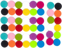 Nadiho 48PCS refill pads for 22mm vent clip, 14.5mm diameter, unscented and oil-ready.