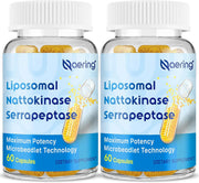 Naering liposomal nattokinase bottle front for circulation support