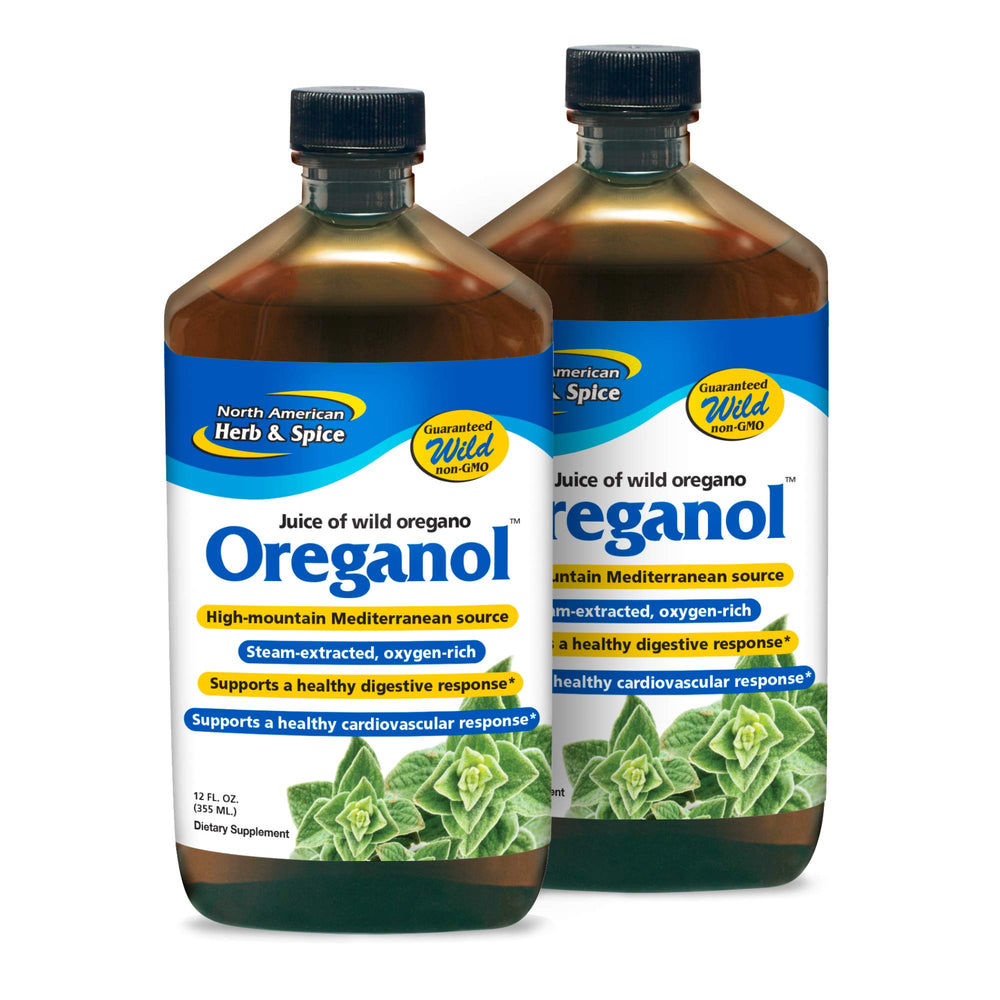North American Herb & Spice Oreganol P73 12oz bottle shown for daily wellness use