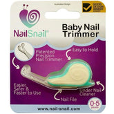 Nail Snail 3-in-1 nail trimmer for gentle, quiet baby care.
