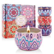 Naimo vanilla scented candle tin for warm evenings and long-lasting fragrance.