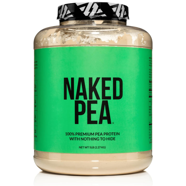 NAKED Pea unflavored powder bottle is ideal for versatile shakes.
