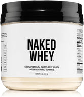 NAKED Whey 1Lb tub with pure single-ingredient protein for post-workout use